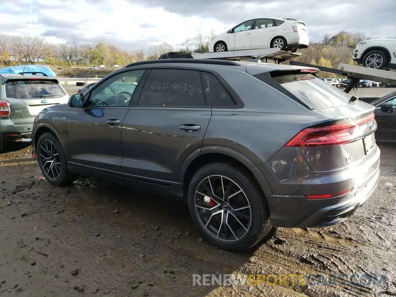 2 Photograph of a damaged car WA1FVAF19KD038804 AUDI Q8 2019
