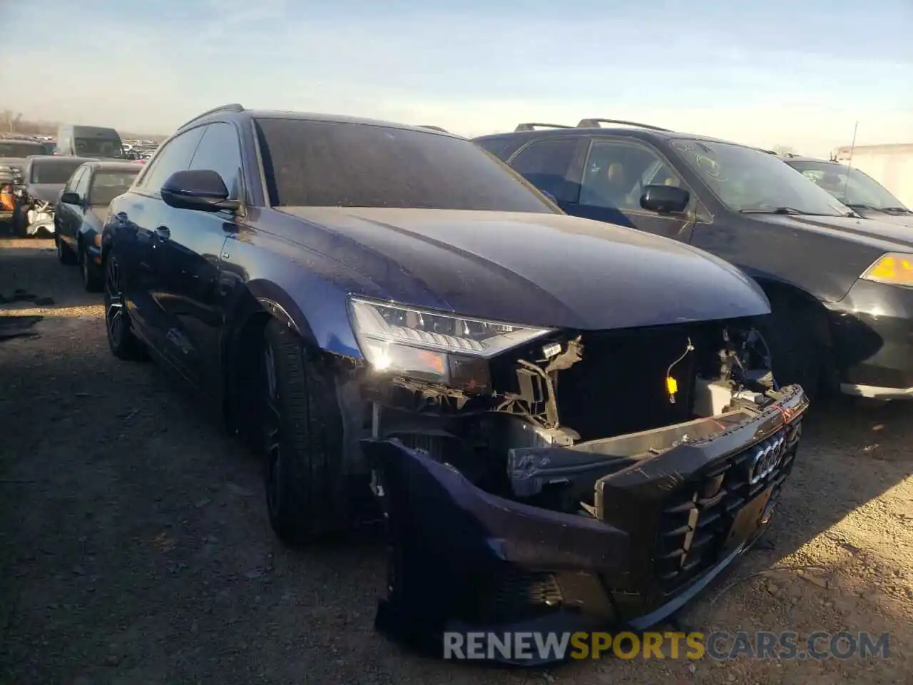 1 Photograph of a damaged car WA1FVAF1XKD037046 AUDI Q8 2019