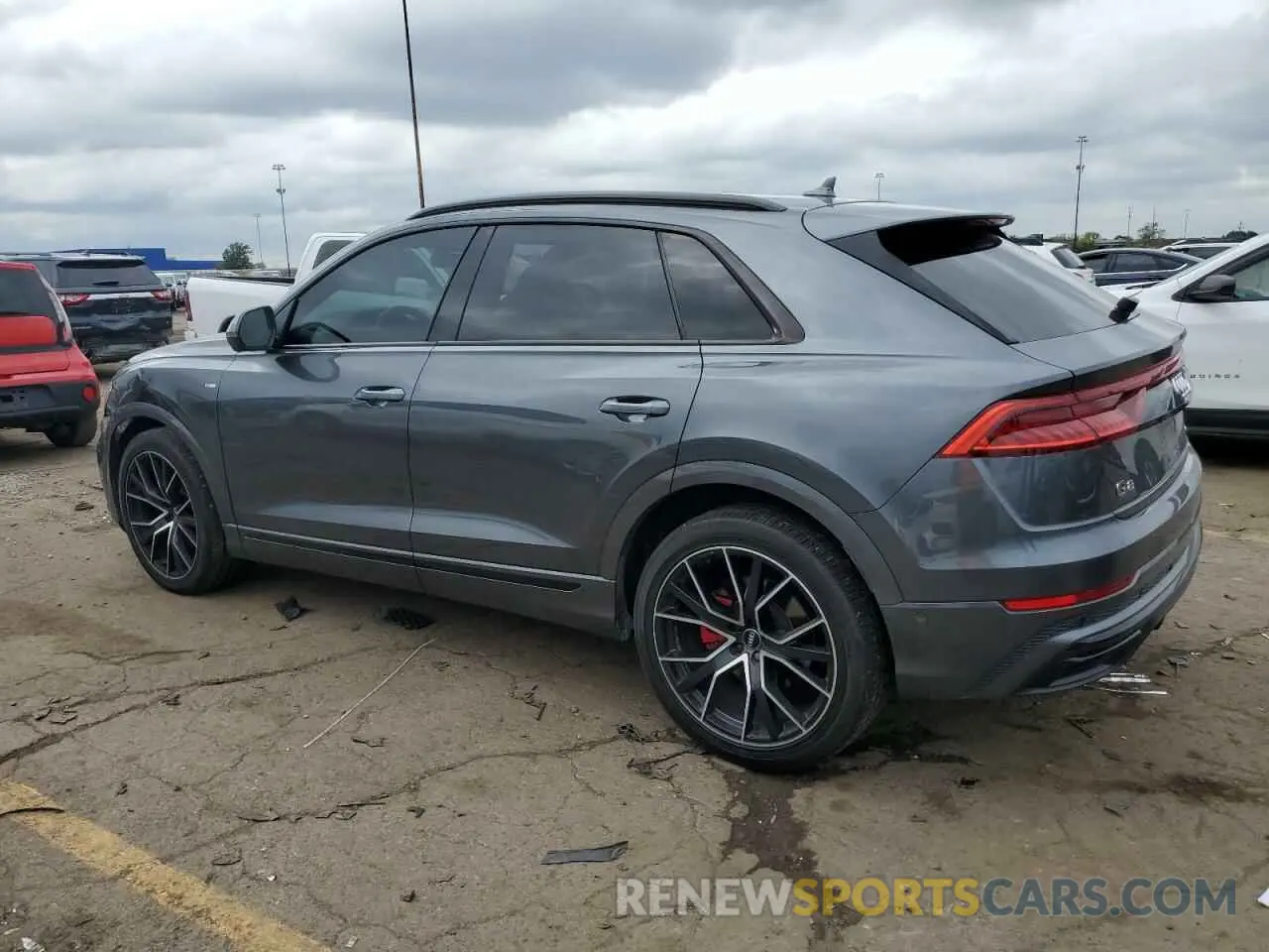 2 Photograph of a damaged car WA1FVAF1XKD042652 AUDI Q8 2019