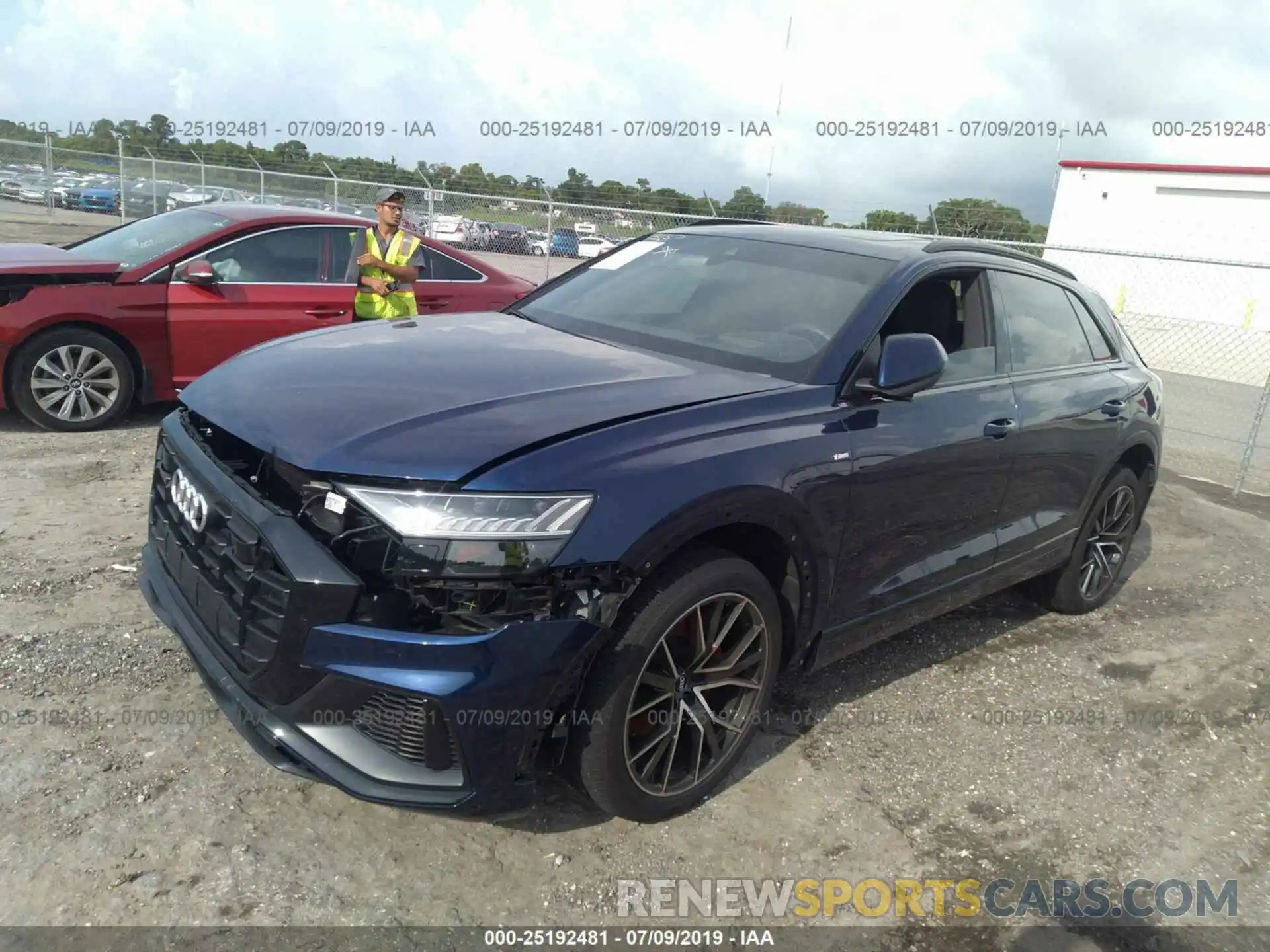 2 Photograph of a damaged car WA1FVBF17KD025992 AUDI Q8 2019