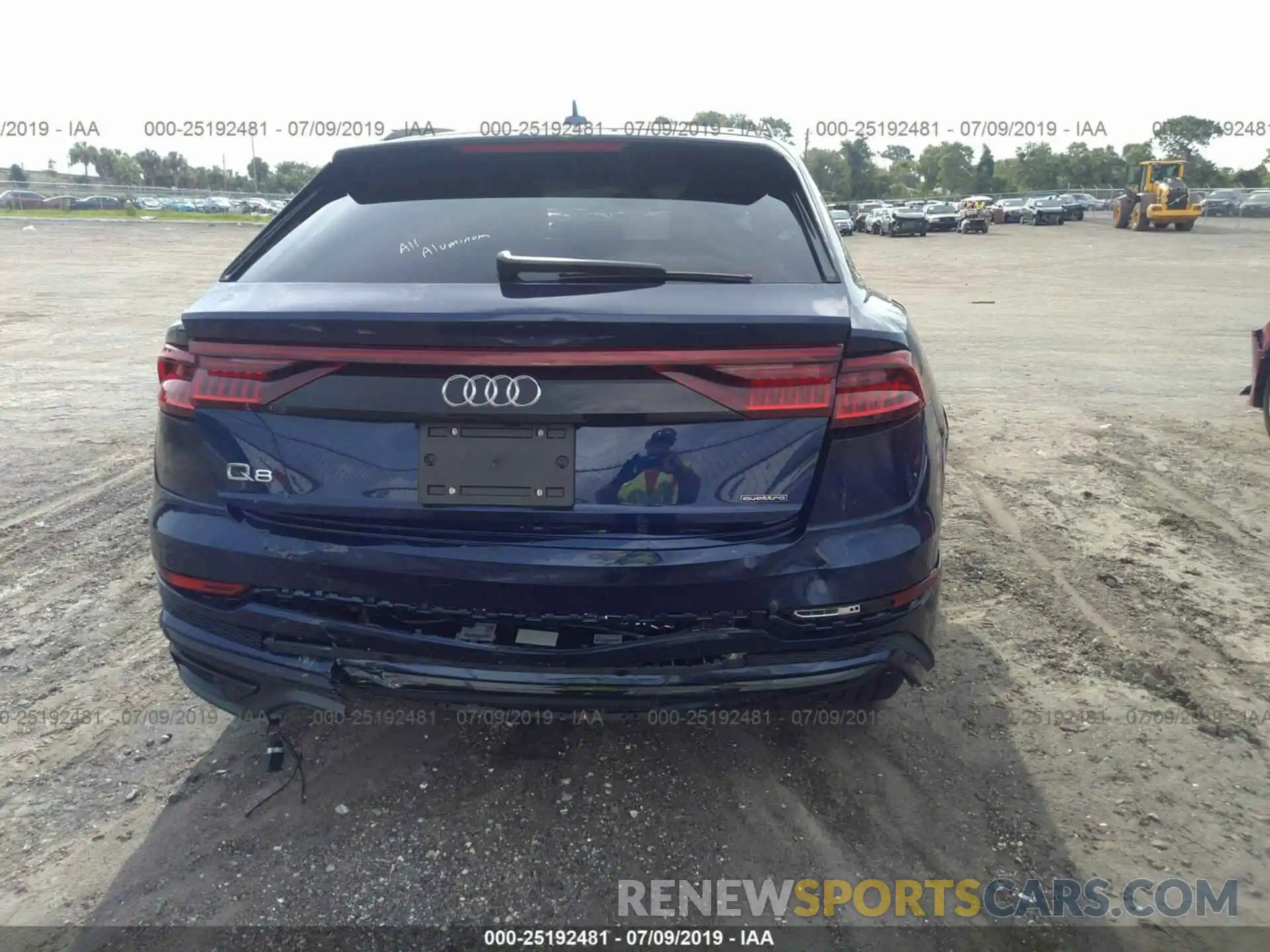 6 Photograph of a damaged car WA1FVBF17KD025992 AUDI Q8 2019