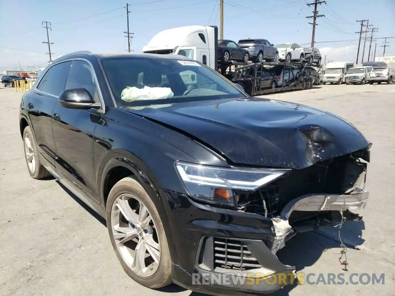 1 Photograph of a damaged car WA1AVAF16LD018442 AUDI Q8 2020