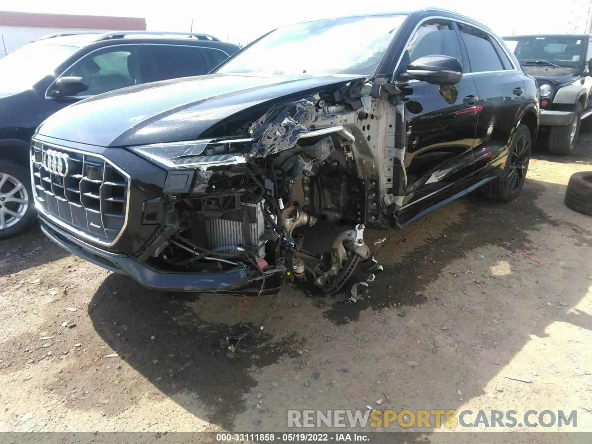 2 Photograph of a damaged car WA1CVAF19LD010151 AUDI Q8 2020