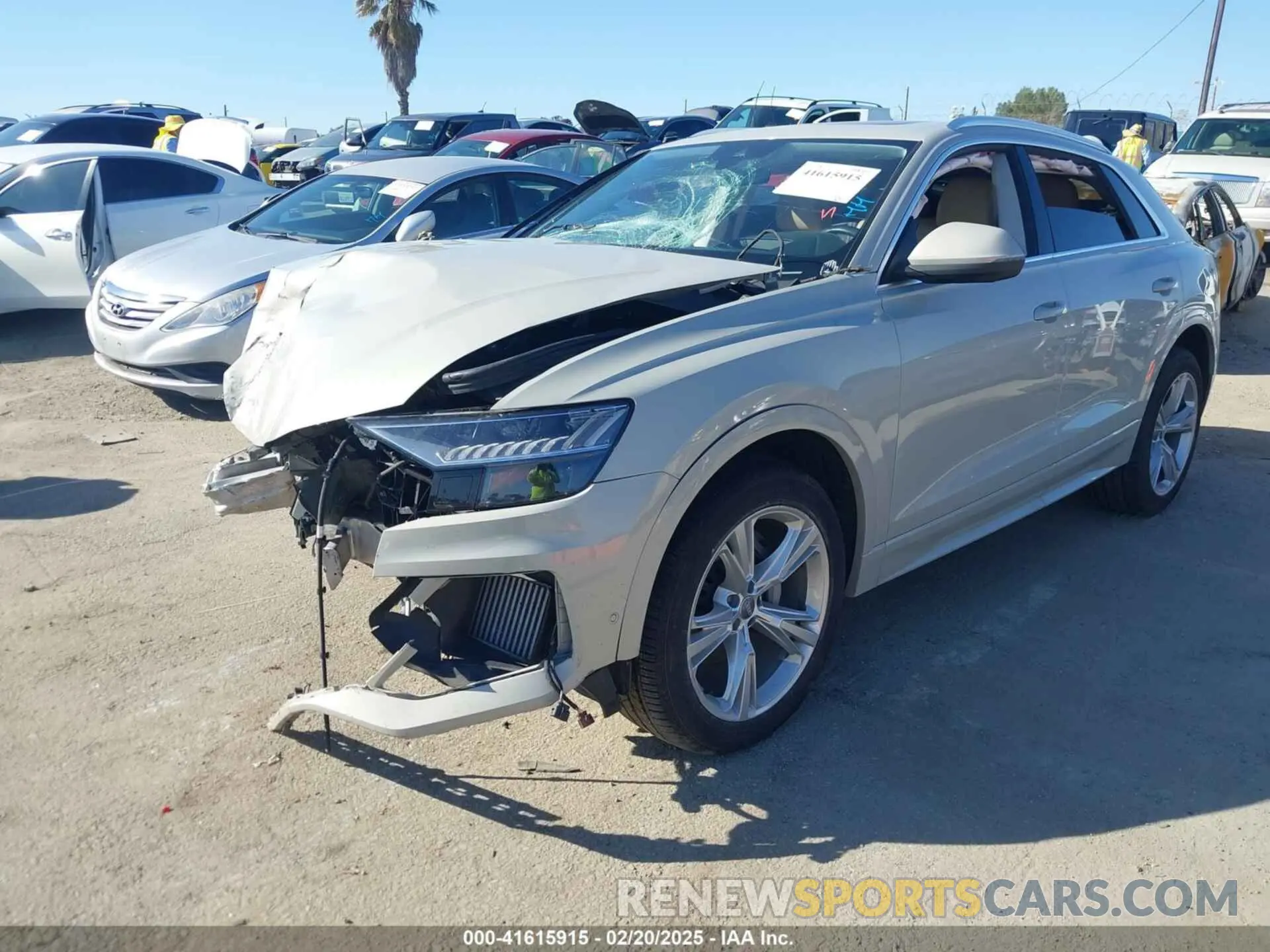 2 Photograph of a damaged car WA1CVAF1XLD010322 AUDI Q8 2020
