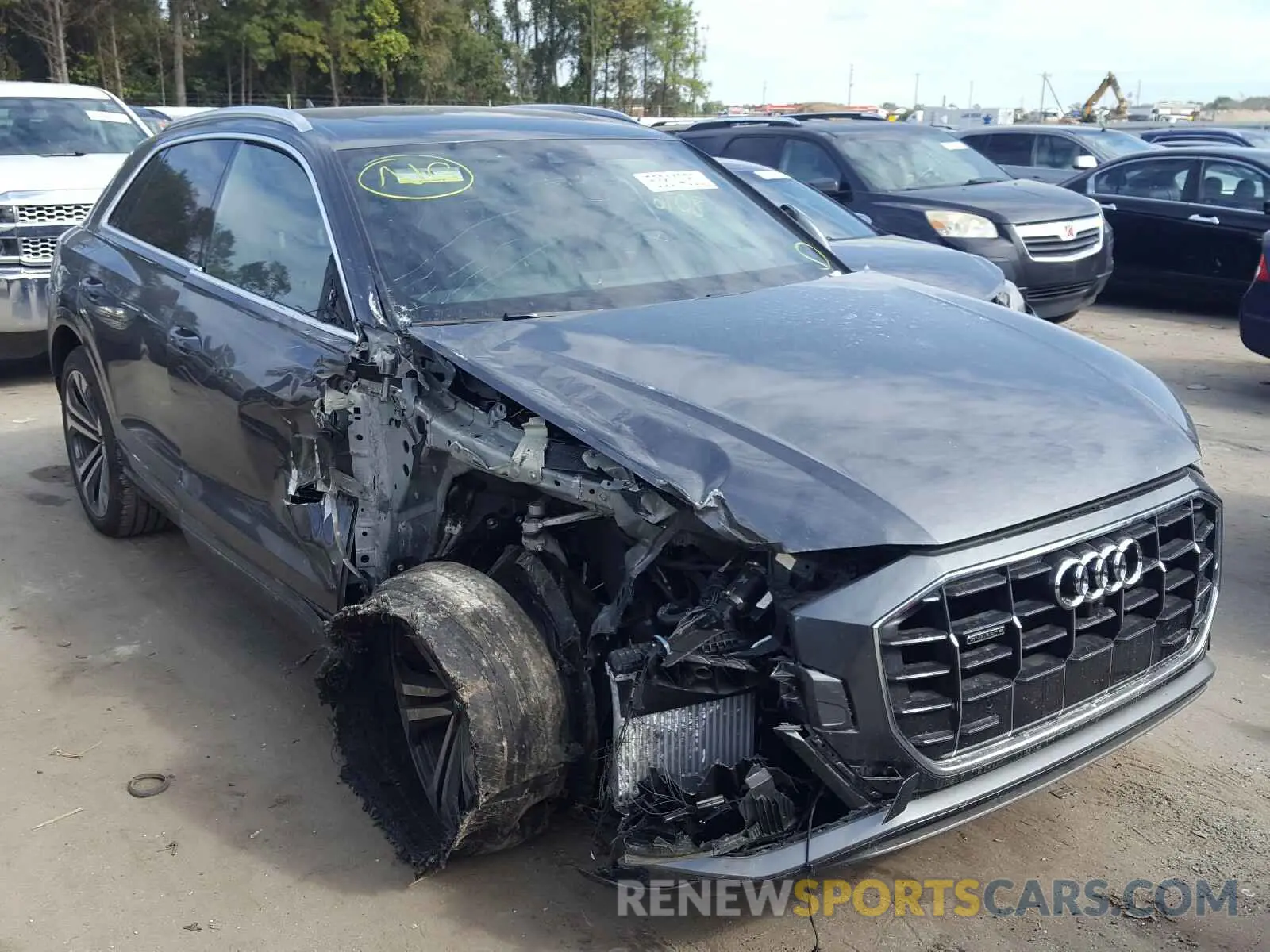 1 Photograph of a damaged car WA1EVAF10LD009401 AUDI Q8 2020
