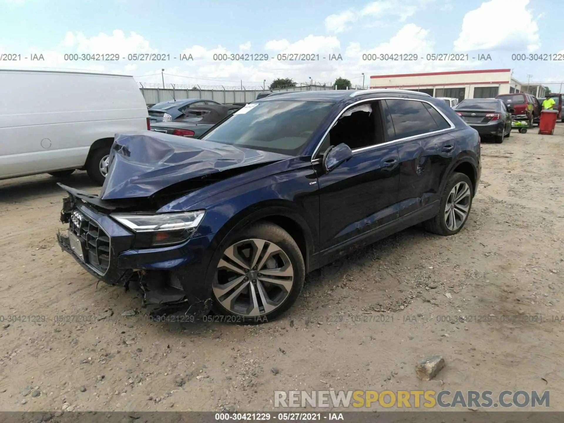 2 Photograph of a damaged car WA1EVAF15LD003223 AUDI Q8 2020