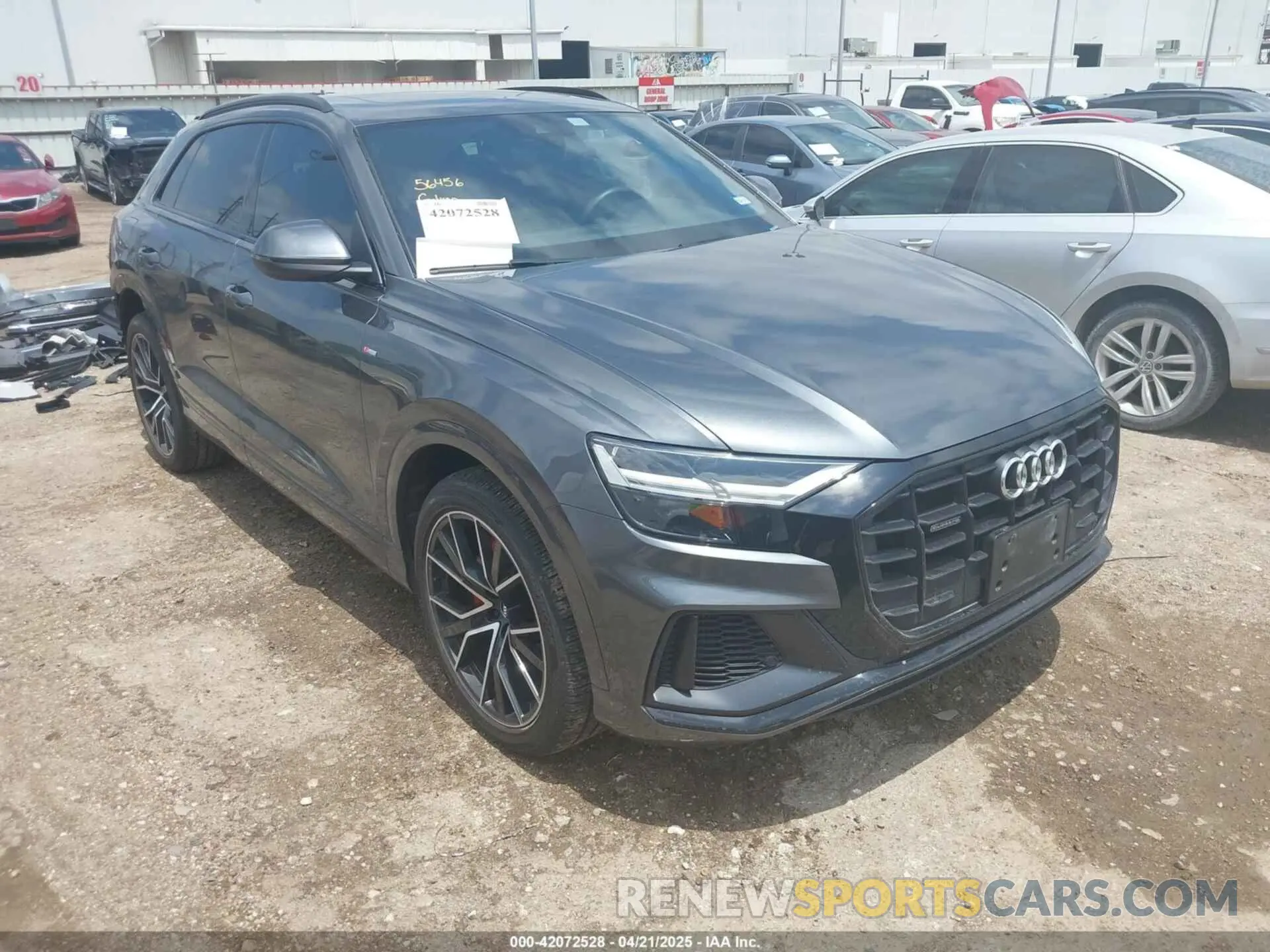 1 Photograph of a damaged car WA1EVAF15LD015114 AUDI Q8 2020