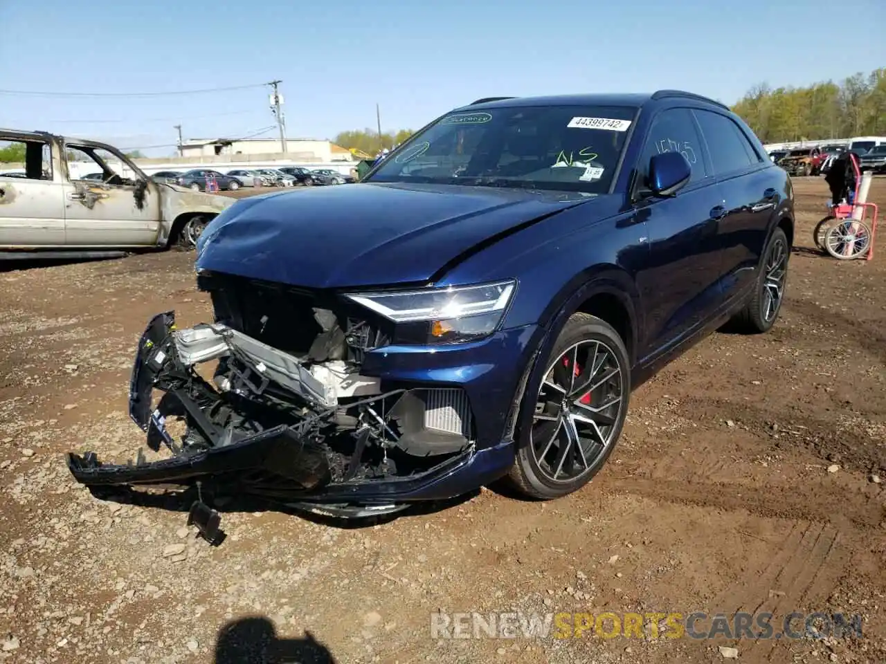 2 Photograph of a damaged car WA1EVAF17LD025837 AUDI Q8 2020