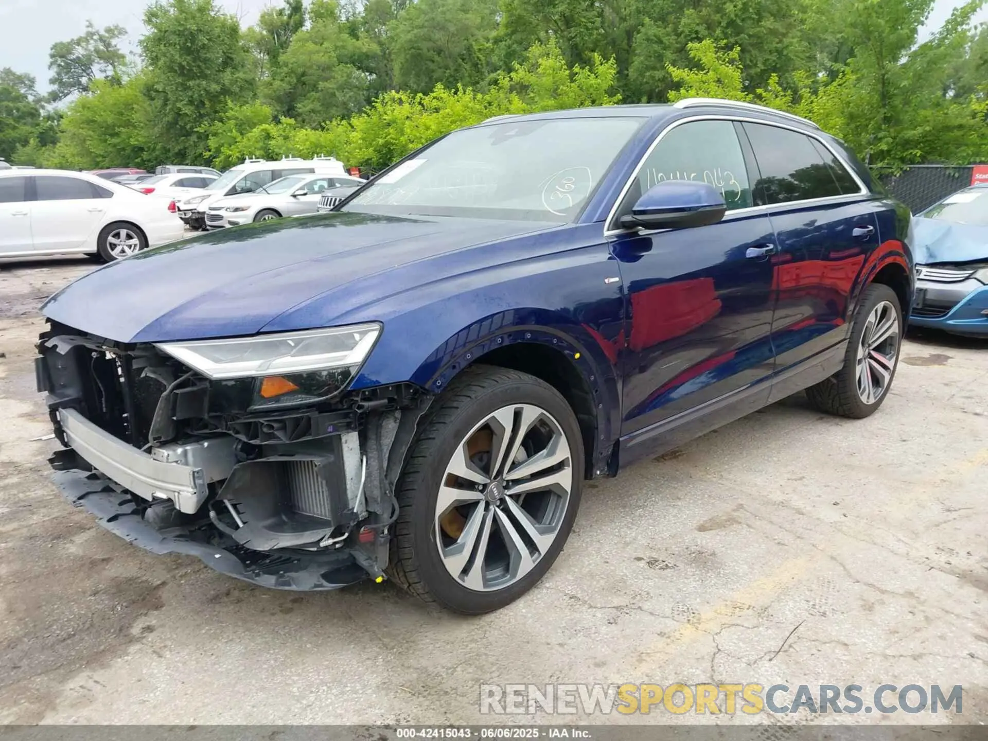 2 Photograph of a damaged car WA1EVBF17LD019171 AUDI Q8 2020
