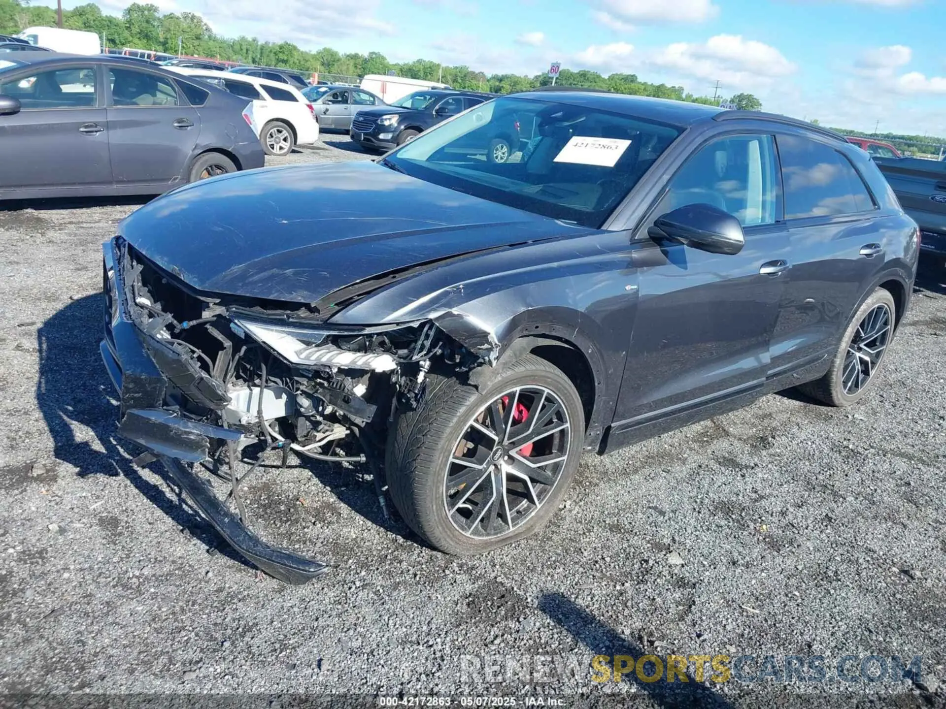 2 Photograph of a damaged car WA1FVAF10LD005451 AUDI Q8 2020