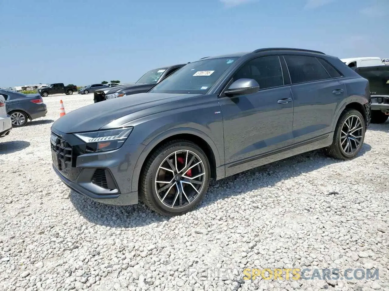 1 Photograph of a damaged car WA1FVAF10LD014201 AUDI Q8 2020