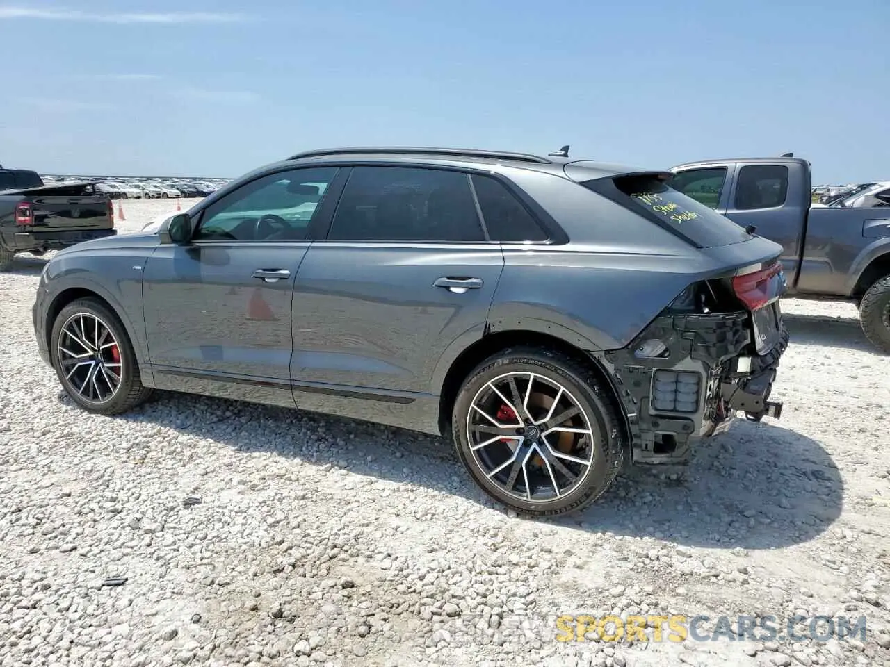2 Photograph of a damaged car WA1FVAF10LD014201 AUDI Q8 2020