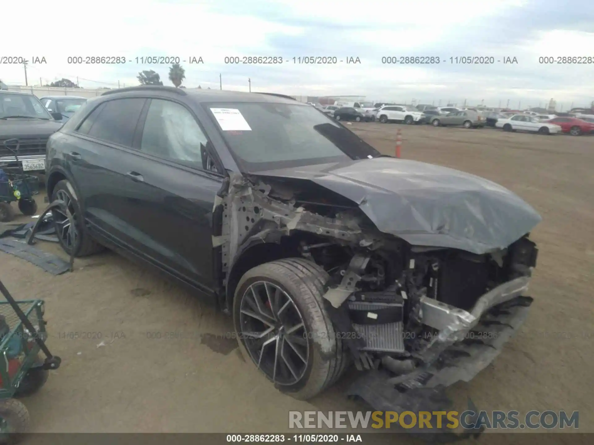 1 Photograph of a damaged car WA1FVAF12LD004527 AUDI Q8 2020