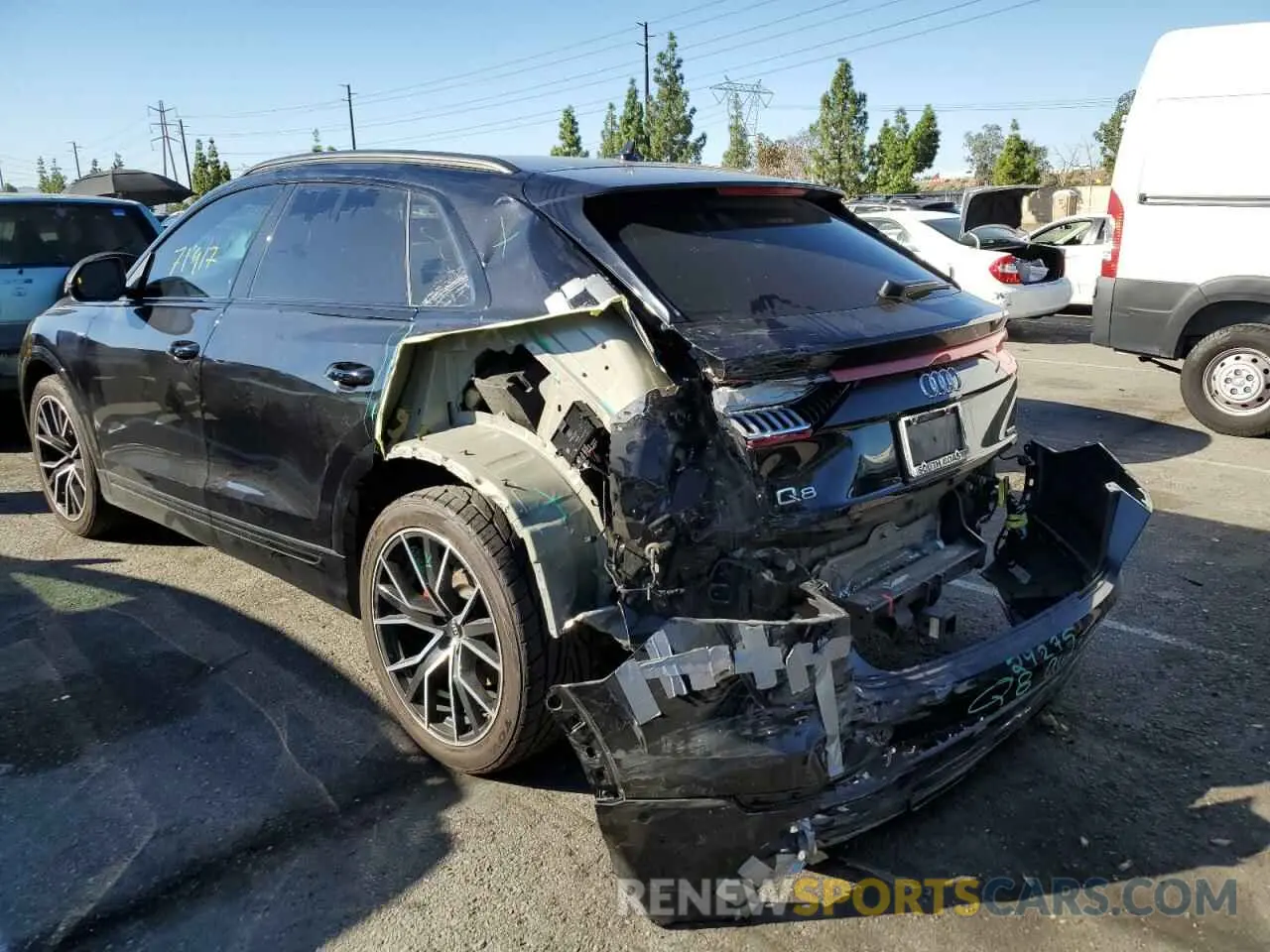 3 Photograph of a damaged car WA1FVAF16LD023243 AUDI Q8 2020