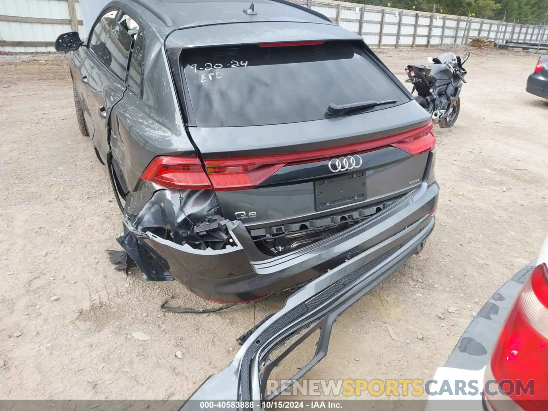 6 Photograph of a damaged car WA1FVBF12LD020670 AUDI Q8 2020