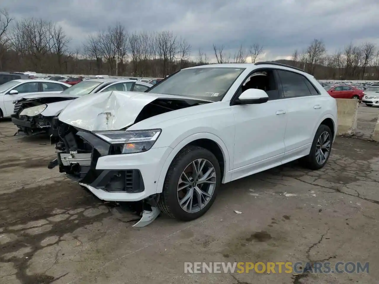 1 Photograph of a damaged car WA1AVAF12MD007956 AUDI Q8 2021