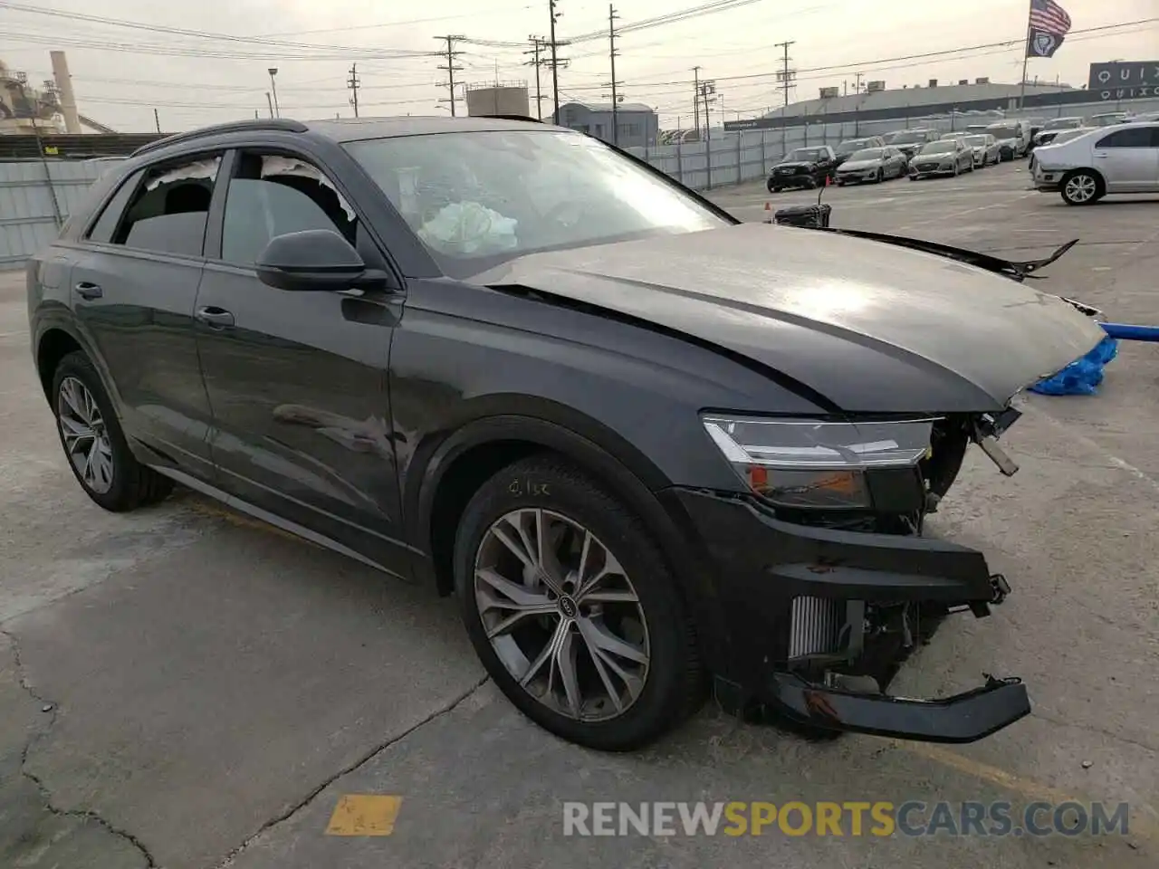 1 Photograph of a damaged car WA1AVAF15MD037985 AUDI Q8 2021