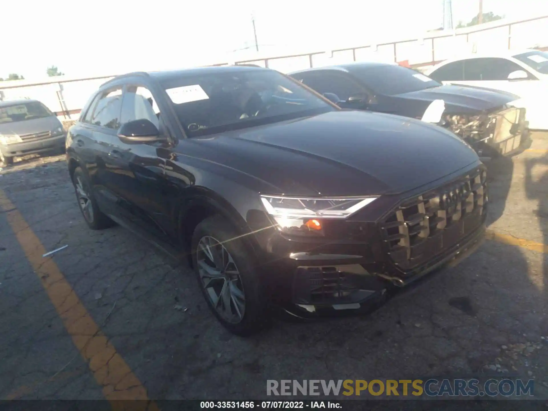 1 Photograph of a damaged car WA1AVAF19MD030733 AUDI Q8 2021