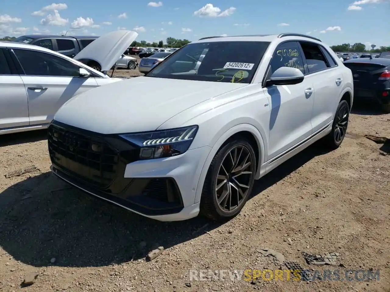 2 Photograph of a damaged car WA1EVAF10MD021680 AUDI Q8 2021