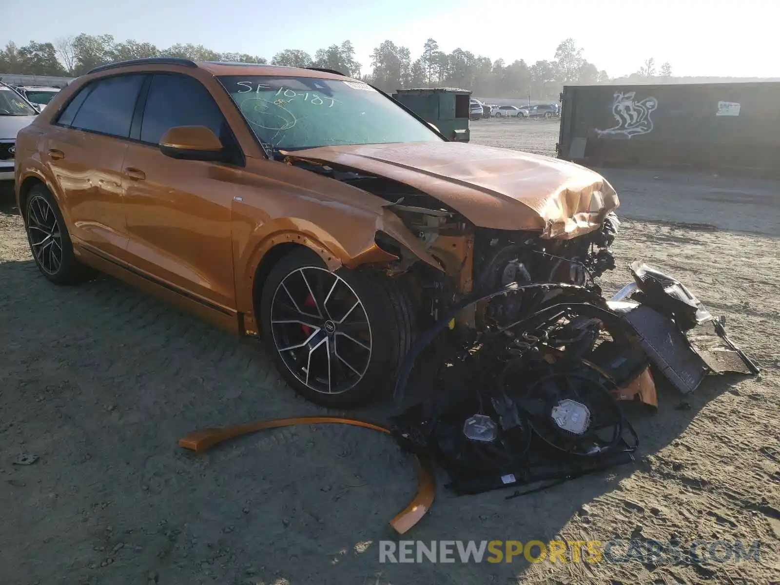 1 Photograph of a damaged car WA1EVAF11MD018710 AUDI Q8 2021