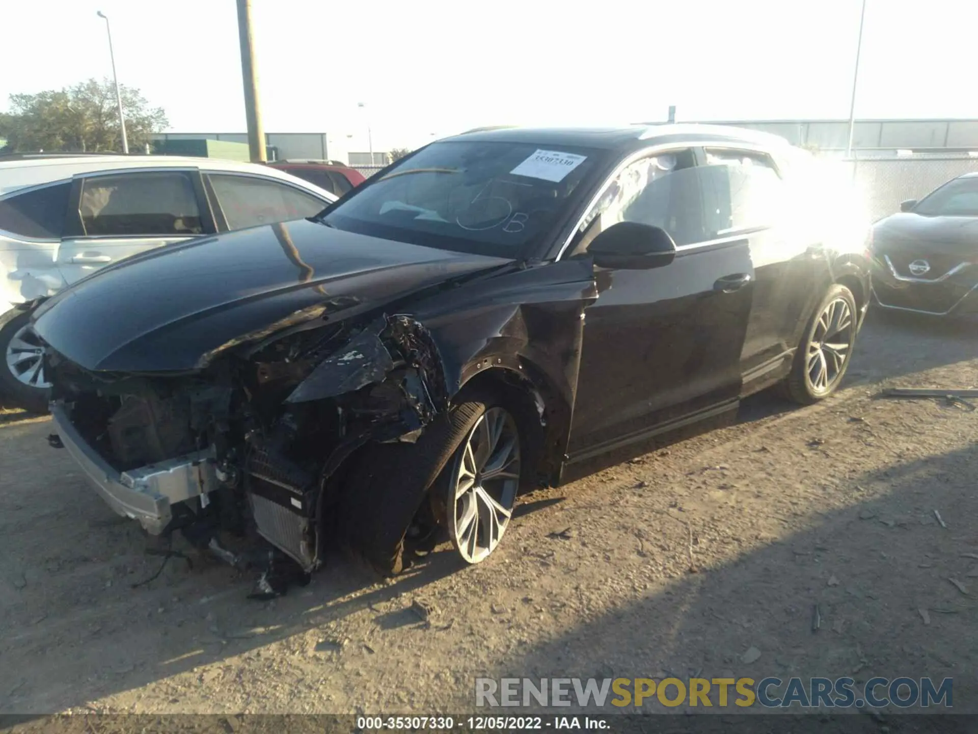 2 Photograph of a damaged car WA1EVAF11MD019503 AUDI Q8 2021