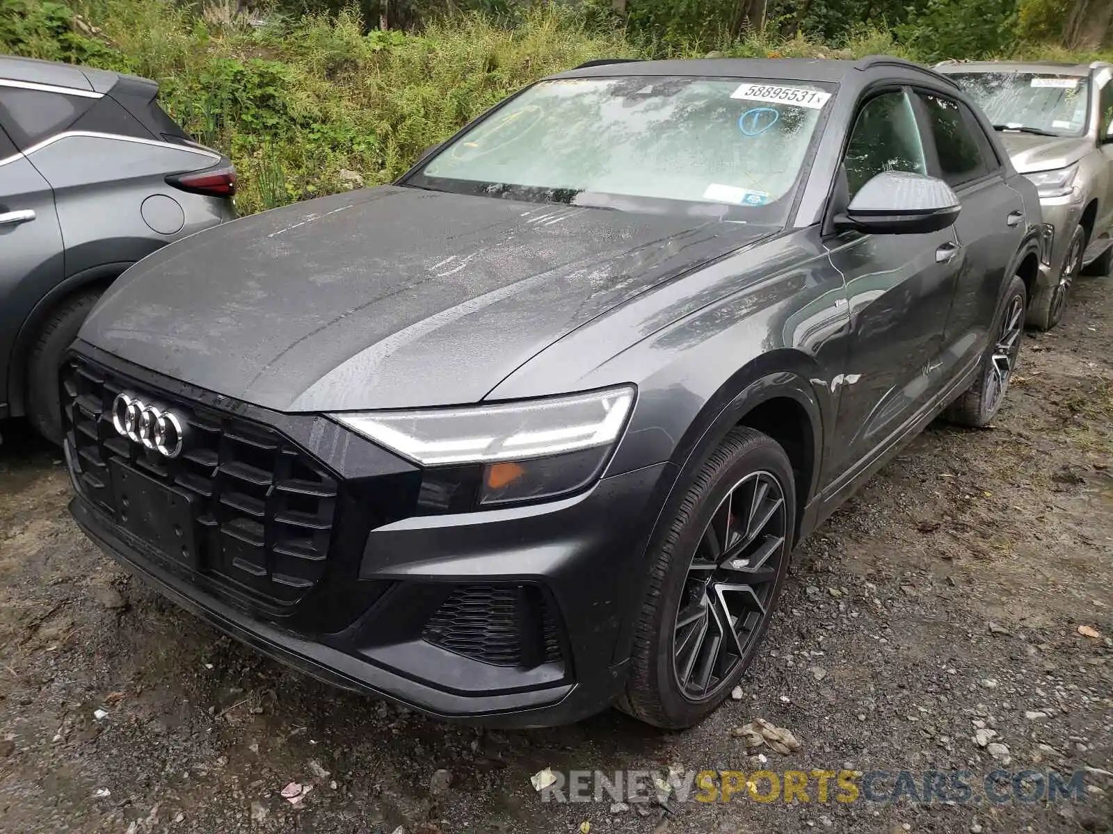 2 Photograph of a damaged car WA1EVAF12MD003701 AUDI Q8 2021