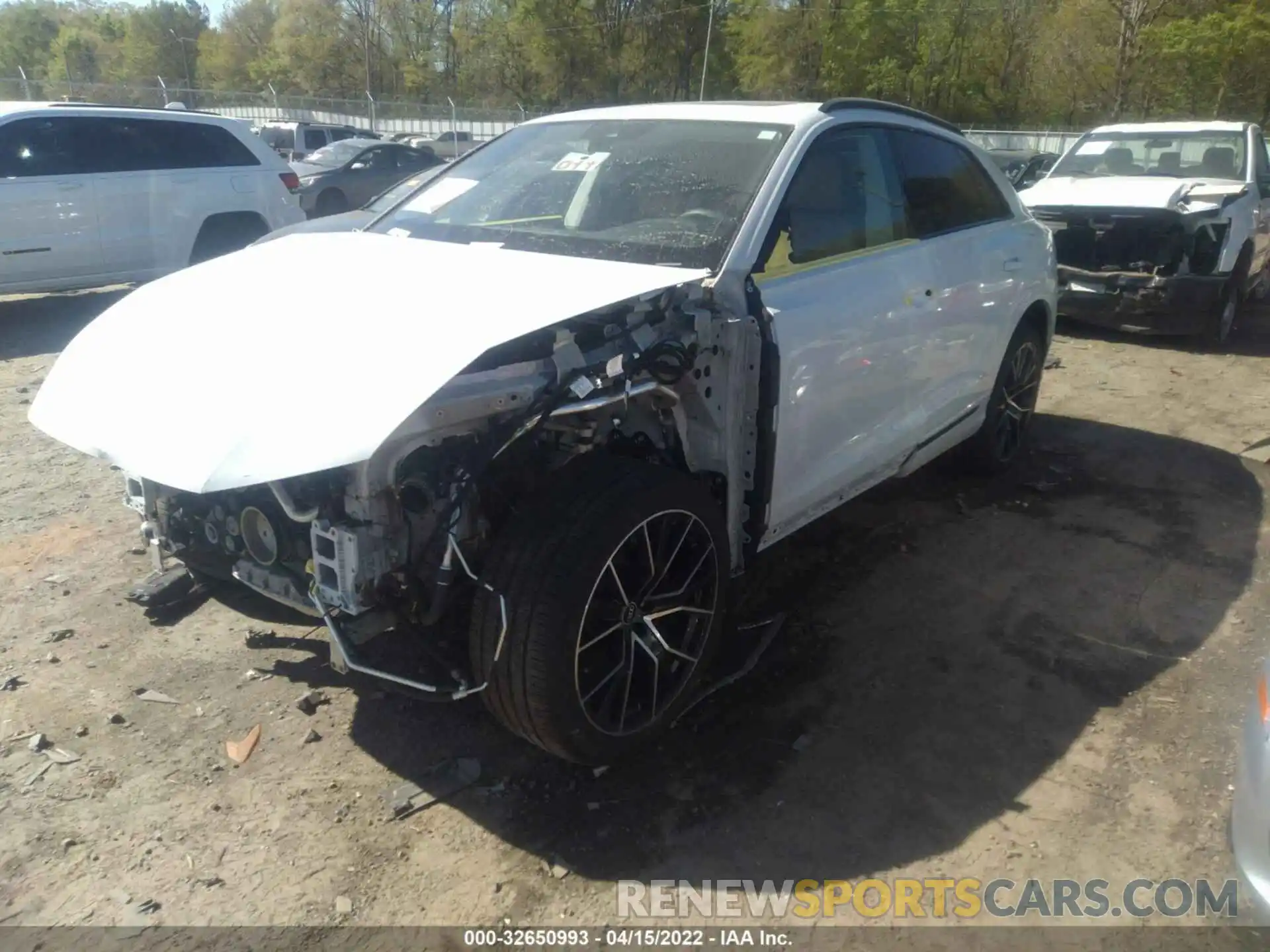 2 Photograph of a damaged car WA1EVAF12MD032275 AUDI Q8 2021