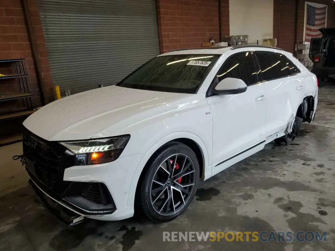 1 Photograph of a damaged car WA1EVAF14MD033153 AUDI Q8 2021