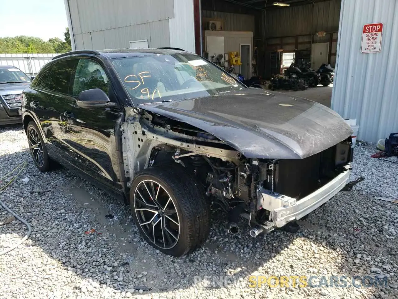 1 Photograph of a damaged car WA1EVAF14MD044072 AUDI Q8 2021