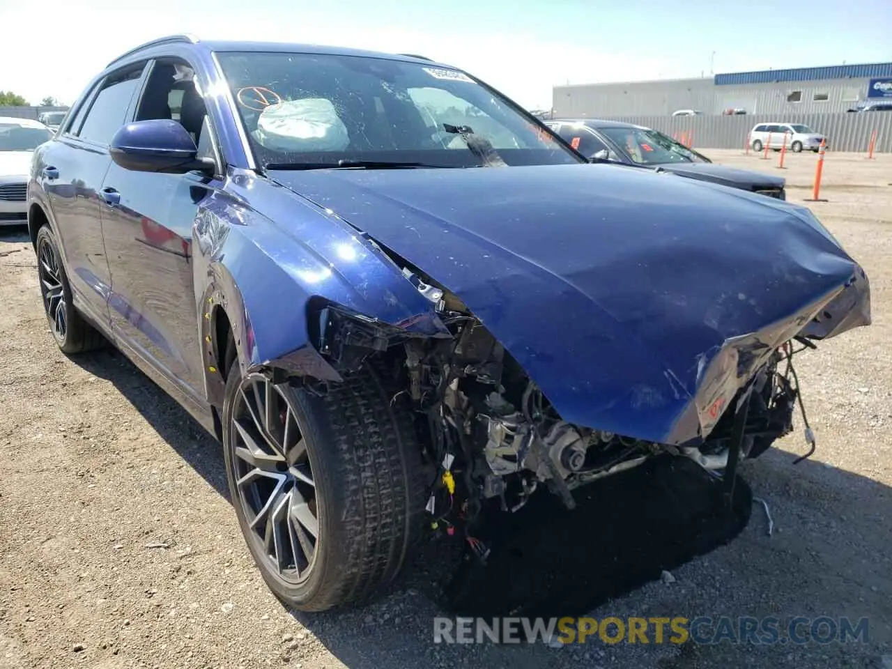 1 Photograph of a damaged car WA1EVAF16MD004219 AUDI Q8 2021