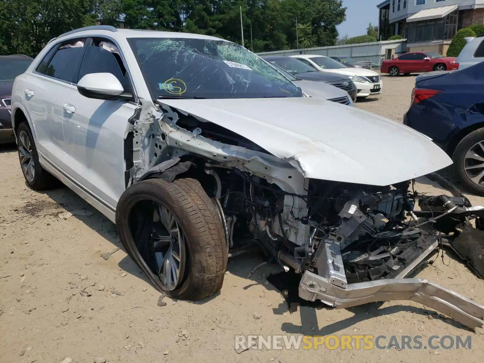 1 Photograph of a damaged car WA1EVAF16MD009596 AUDI Q8 2021