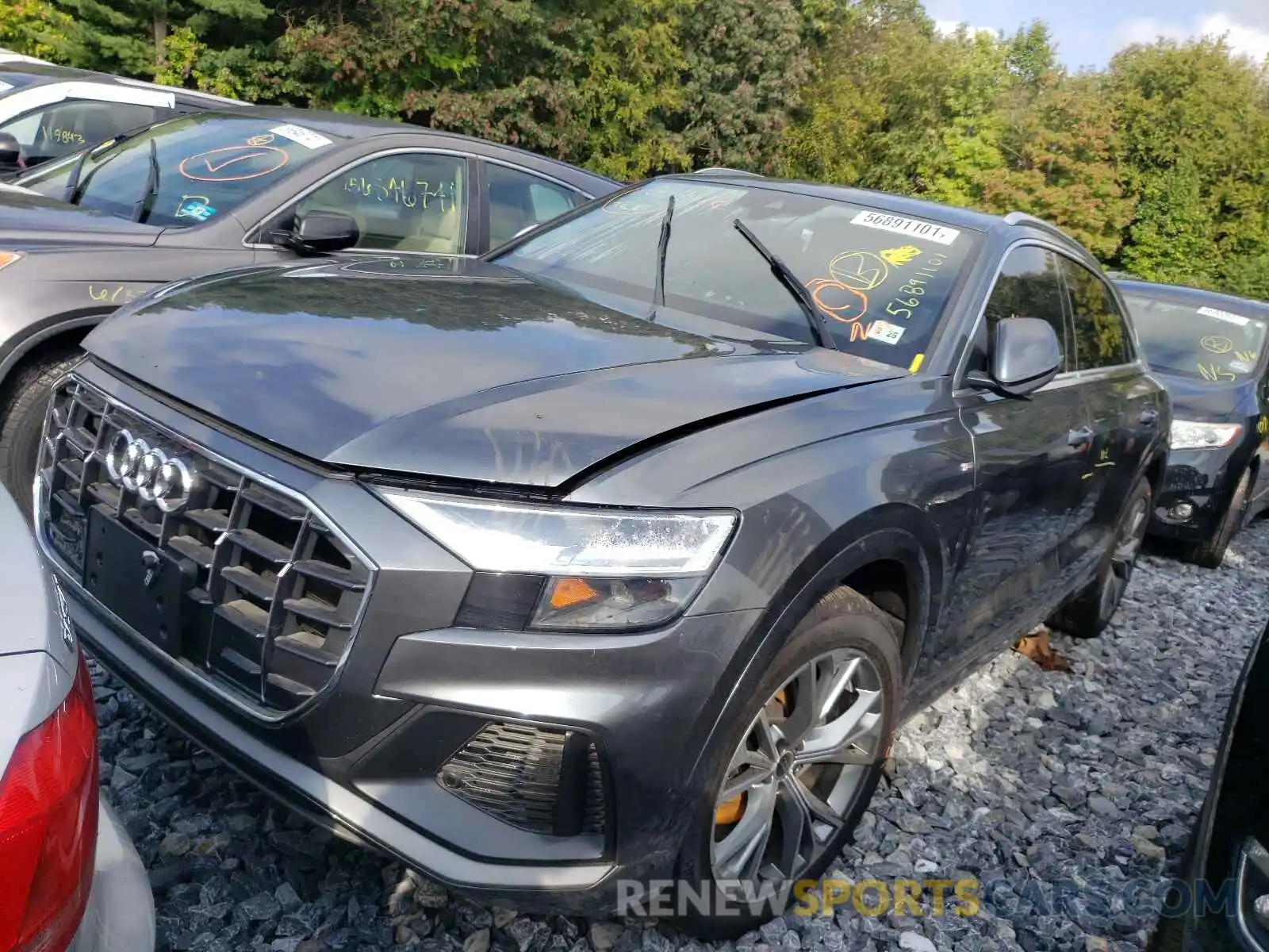 2 Photograph of a damaged car WA1EVAF16MD011719 AUDI Q8 2021