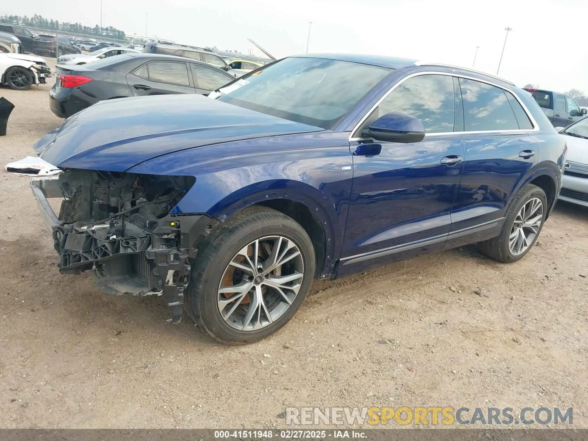 2 Photograph of a damaged car WA1EVAF17MD007971 AUDI Q8 2021