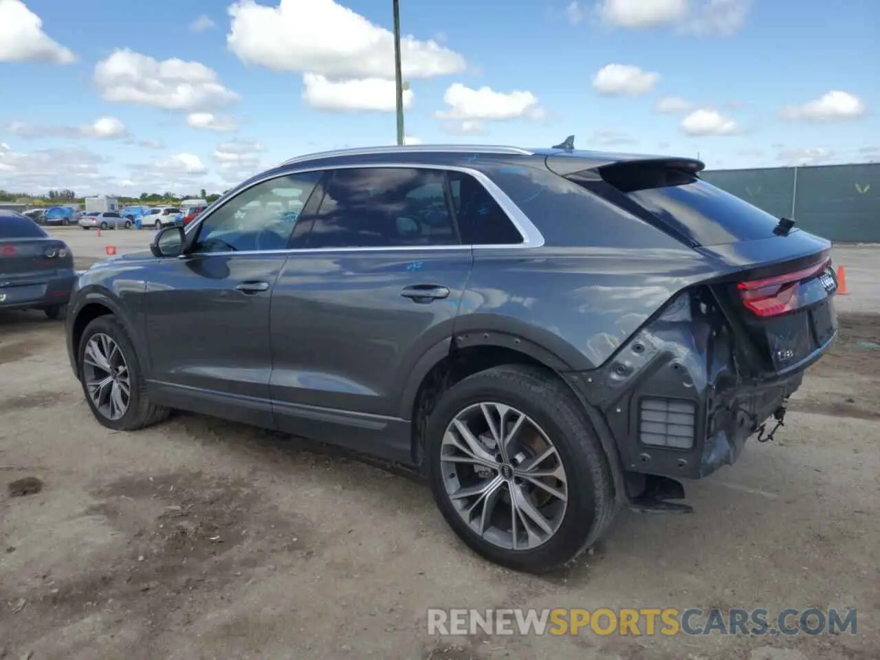 2 Photograph of a damaged car WA1EVAF17MD039755 AUDI Q8 2021