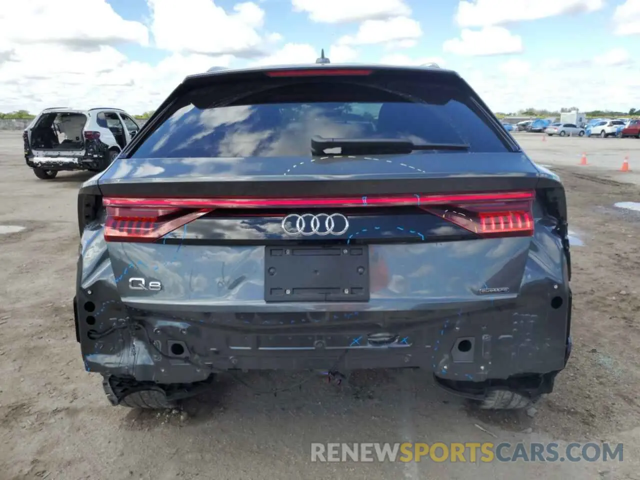 6 Photograph of a damaged car WA1EVAF17MD039755 AUDI Q8 2021