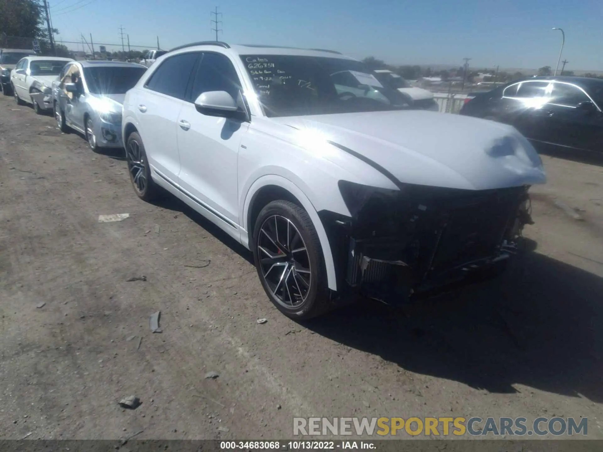 1 Photograph of a damaged car WA1EVAF19MD017532 AUDI Q8 2021