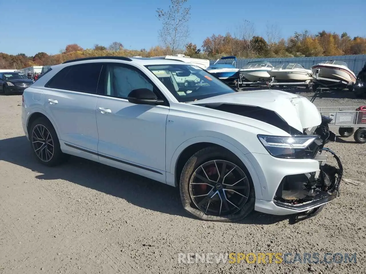 4 Photograph of a damaged car WA1EVAF19MD018521 AUDI Q8 2021