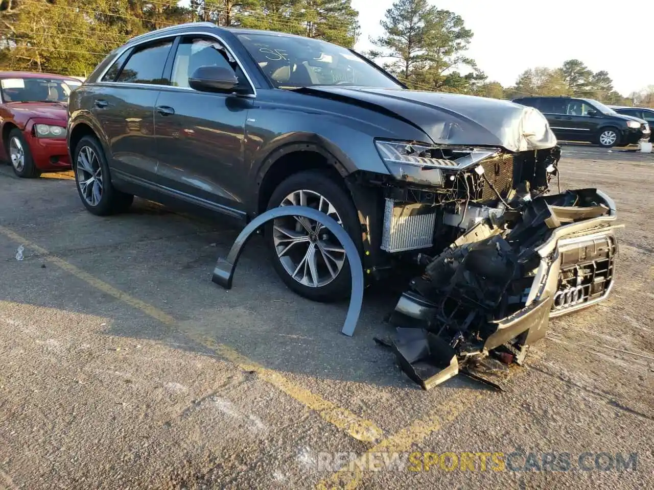 1 Photograph of a damaged car WA1EVAF19MD020432 AUDI Q8 2021