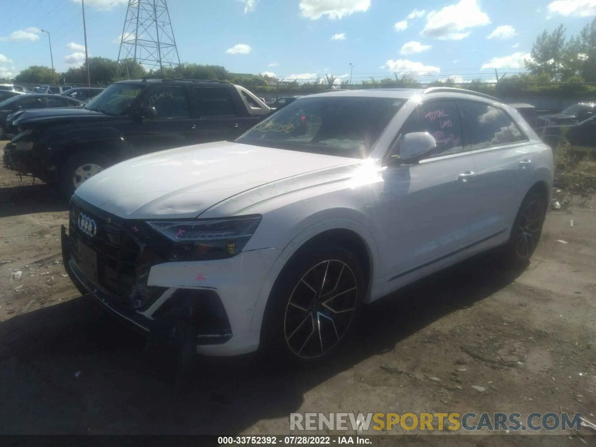 2 Photograph of a damaged car WA1EVAF1XMD009472 AUDI Q8 2021