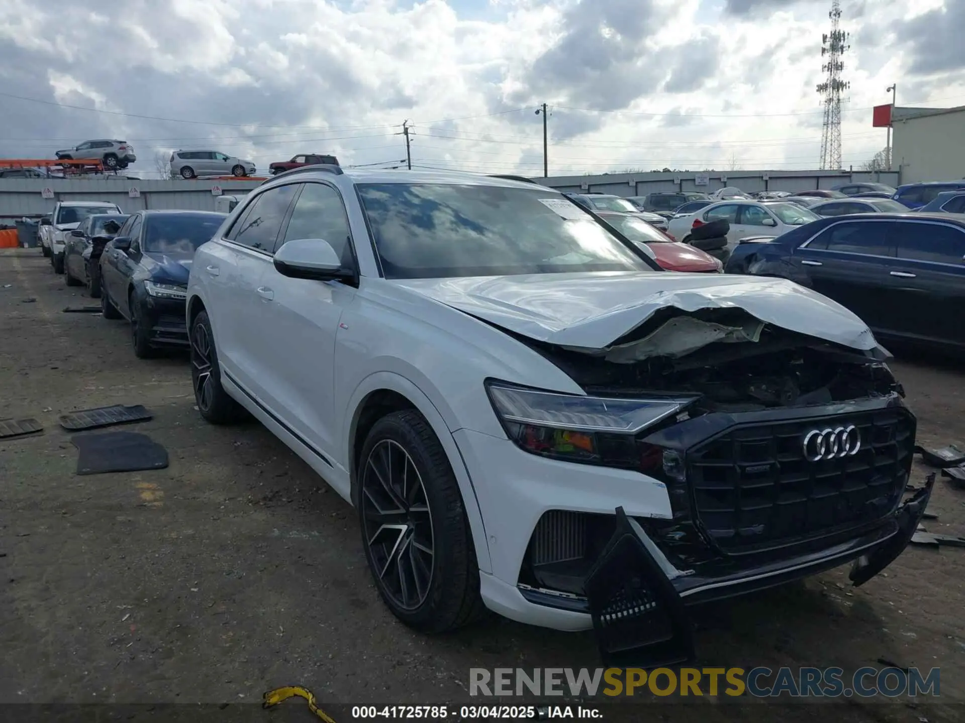 1 Photograph of a damaged car WA1FVAF13MD008507 AUDI Q8 2021