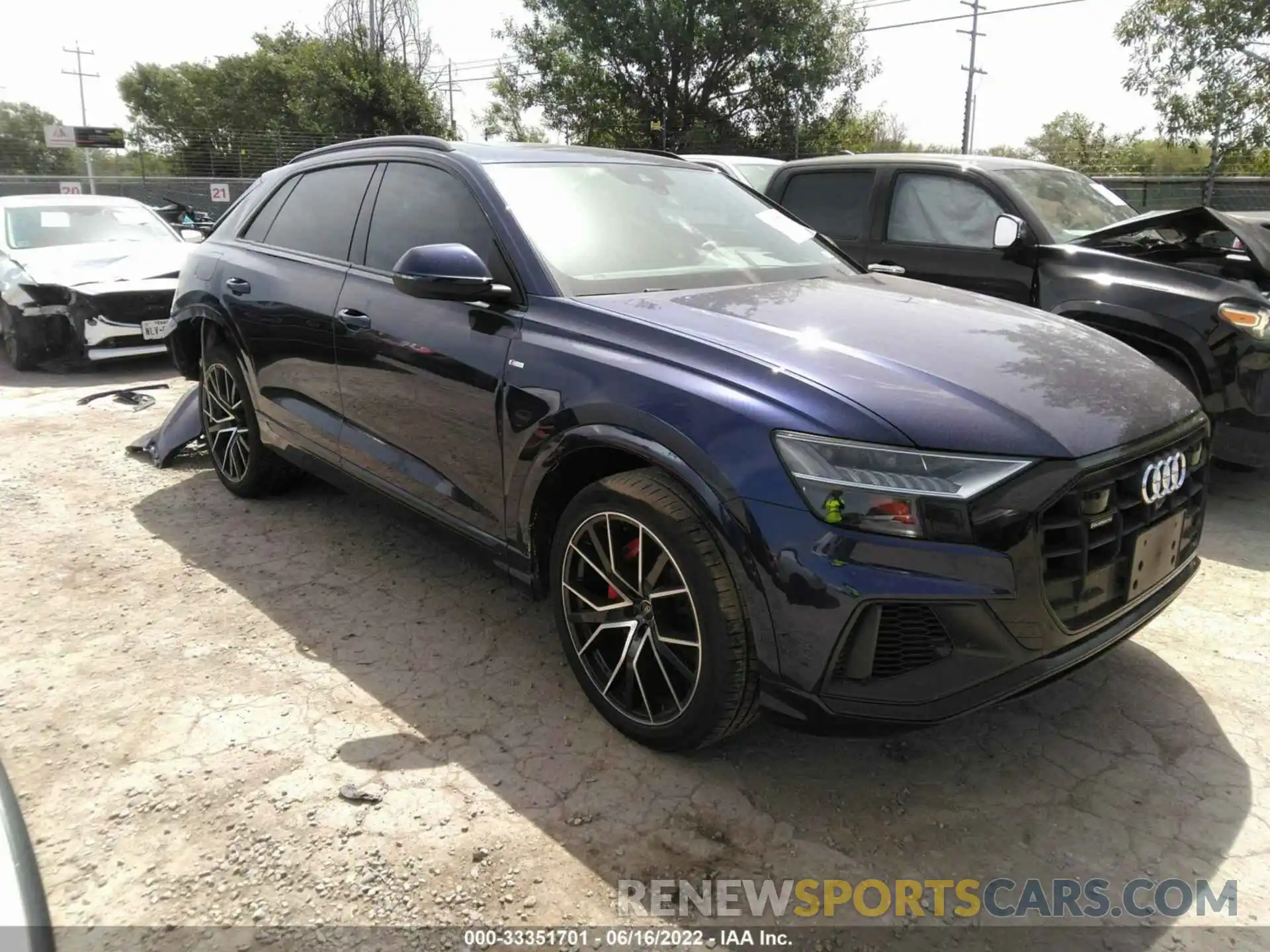 1 Photograph of a damaged car WA1FVAF13MD009219 AUDI Q8 2021