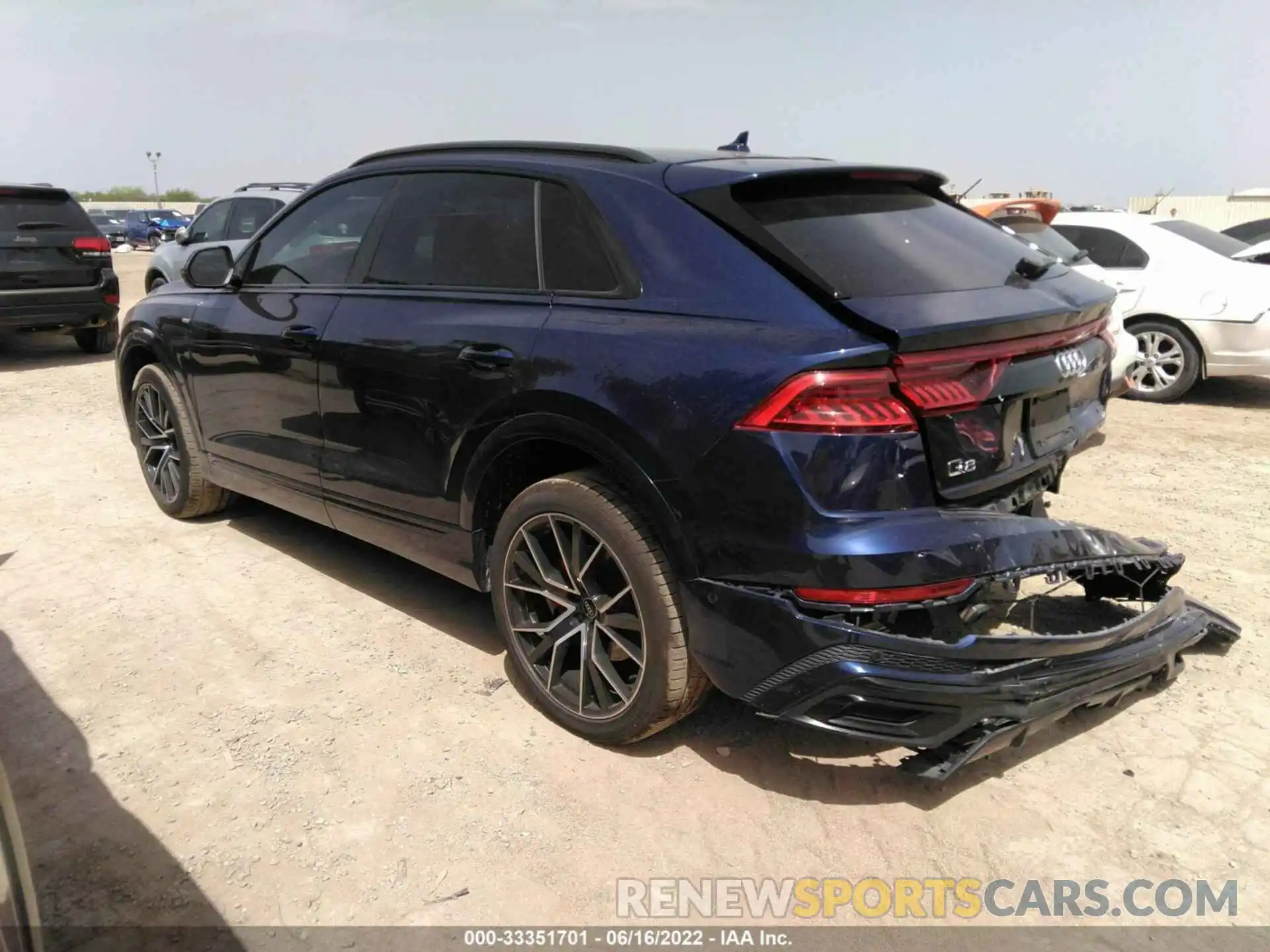 3 Photograph of a damaged car WA1FVAF13MD009219 AUDI Q8 2021