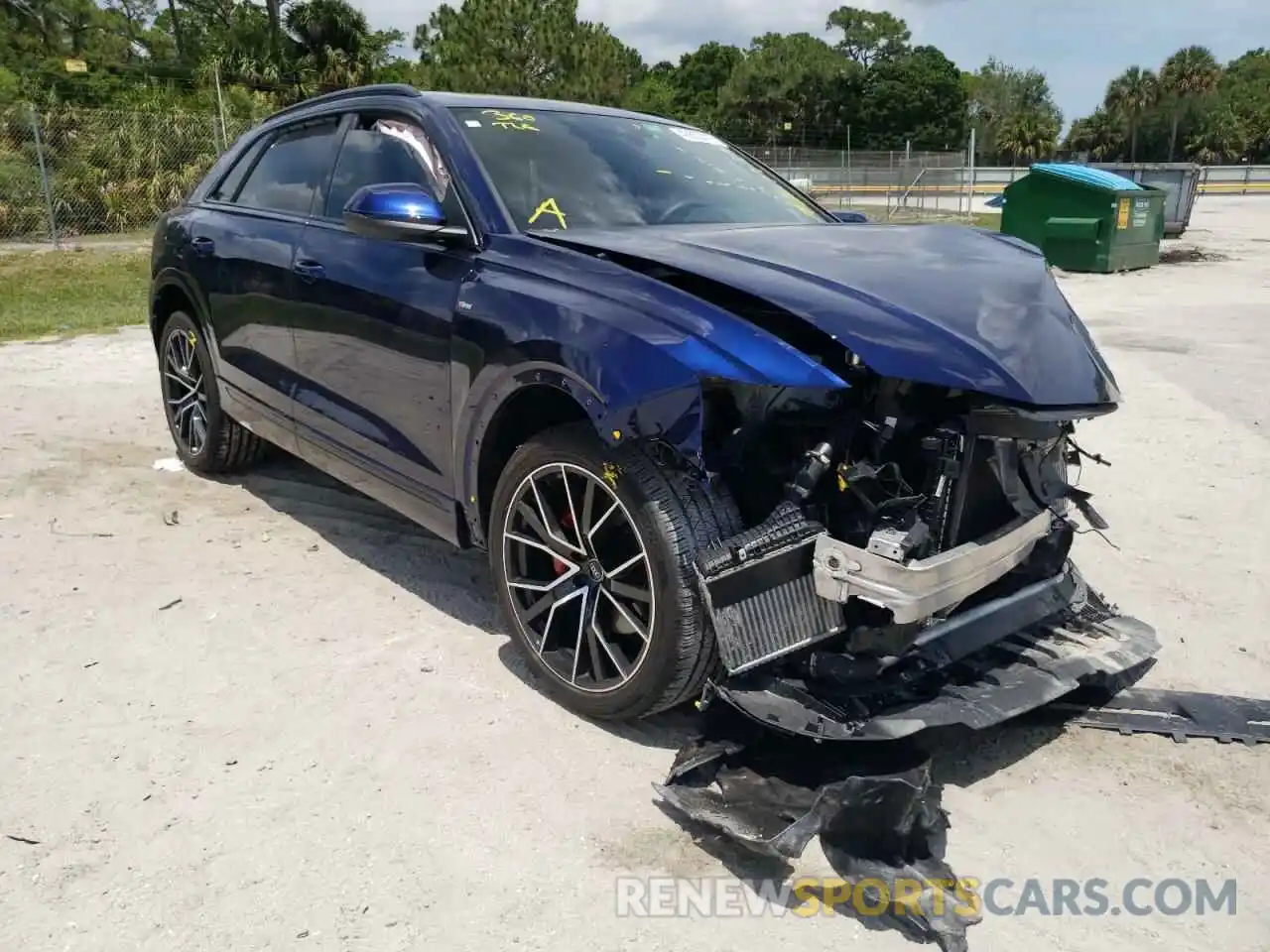 1 Photograph of a damaged car WA1FVAF13MD022696 AUDI Q8 2021