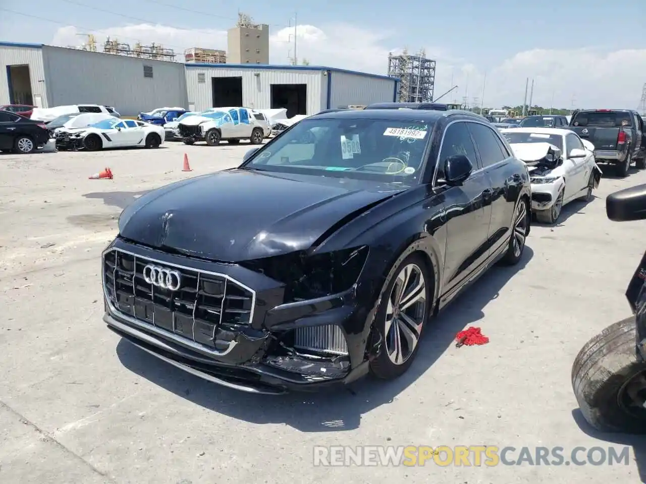 2 Photograph of a damaged car WA1FVAF13MD035187 AUDI Q8 2021