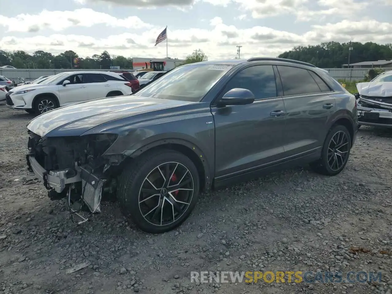 1 Photograph of a damaged car WA1FVAF16MD039587 AUDI Q8 2021