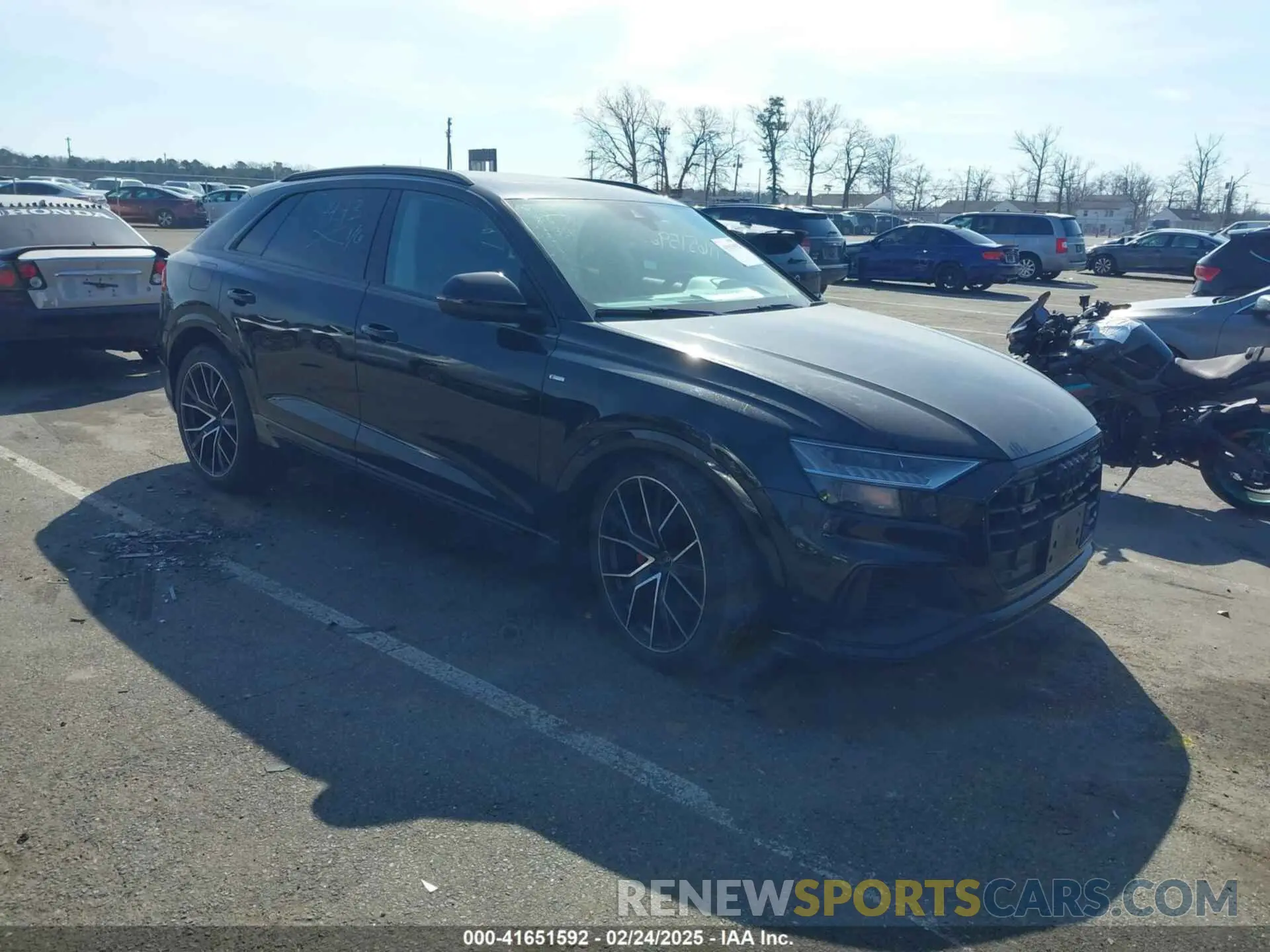 1 Photograph of a damaged car WA1FVAF18MD012276 AUDI Q8 2021