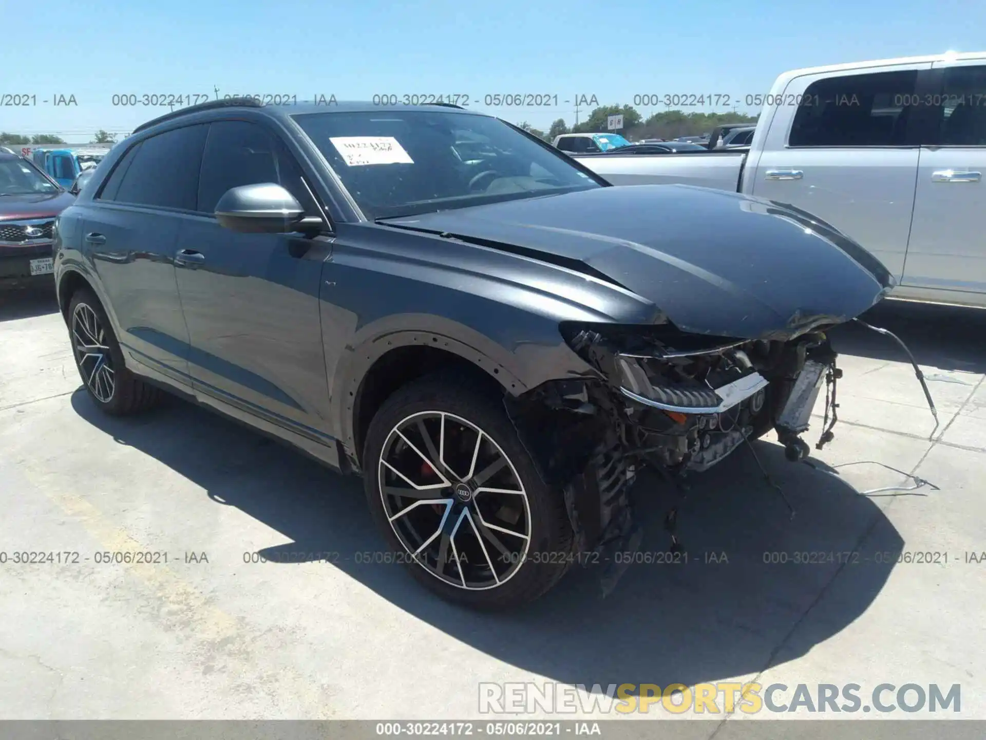 1 Photograph of a damaged car WA1FVBF14MD009364 AUDI Q8 2021