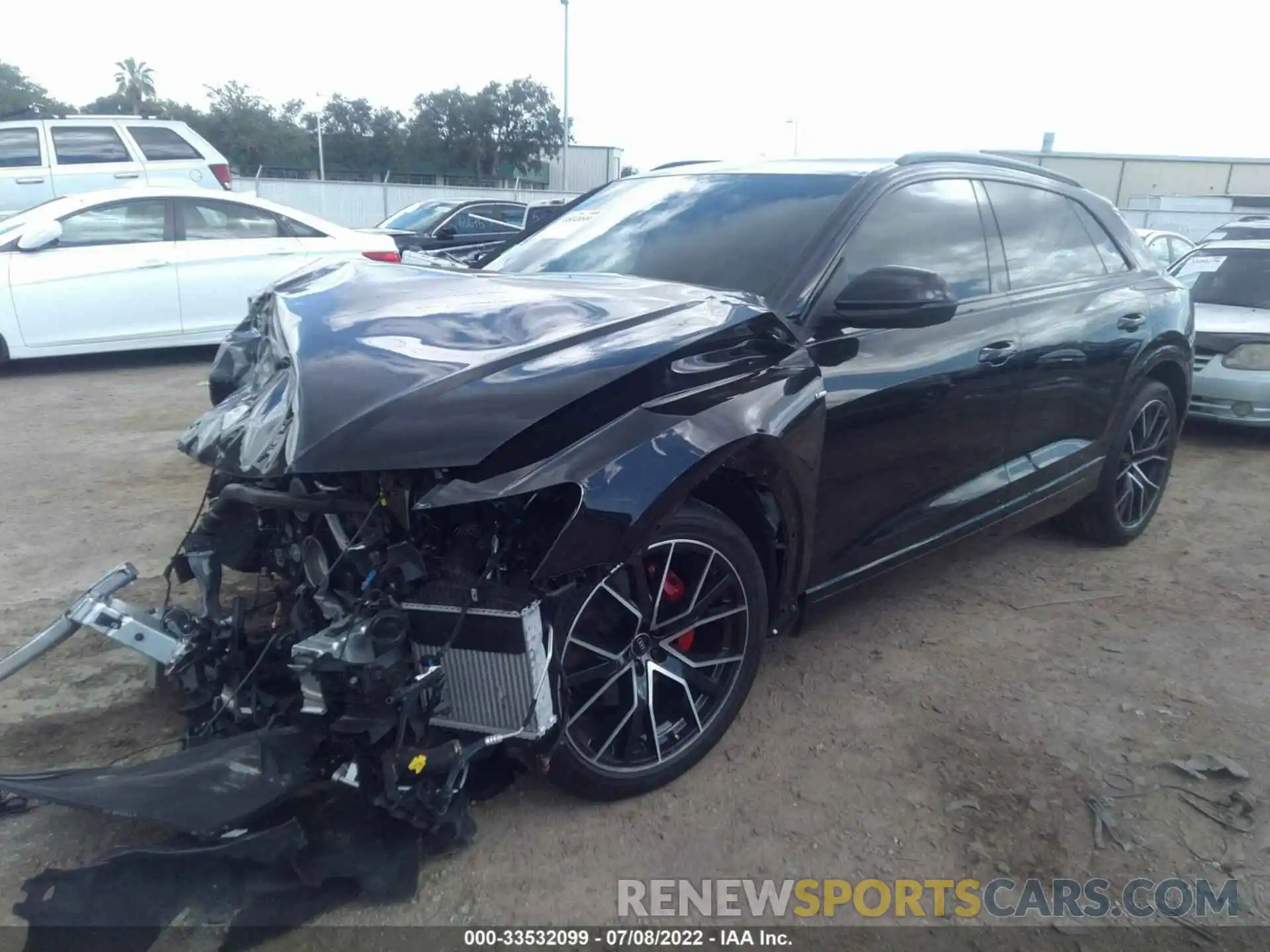 2 Photograph of a damaged car WA1FVBF19MD034762 AUDI Q8 2021