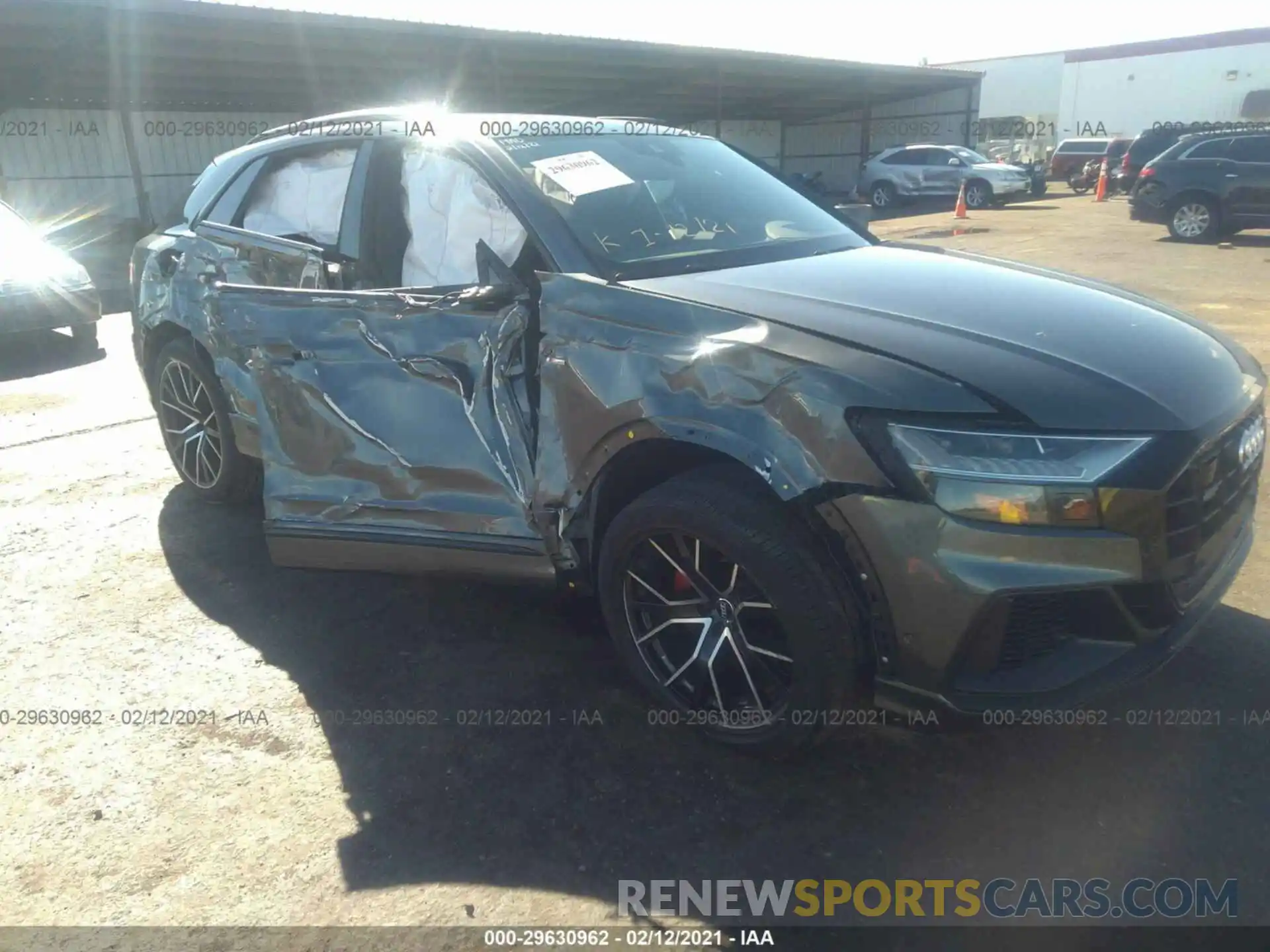 1 Photograph of a damaged car WA1FVBF1XMD001494 AUDI Q8 2021