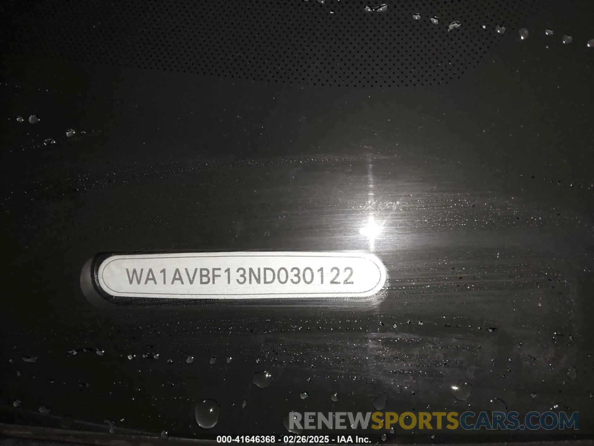 9 Photograph of a damaged car WA1AVBF13ND030122 AUDI Q8 2022